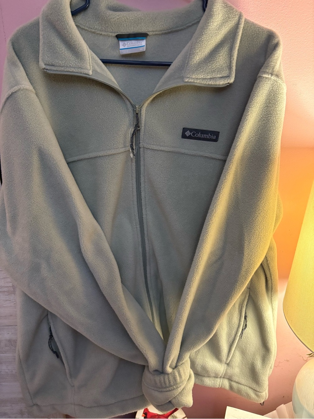 Men’s Columbia Fleece Full Zip Jacket New XL